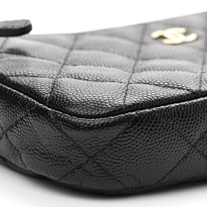 Chanel Caviar Quilted Small Clutch With Chain Black 10 of 12