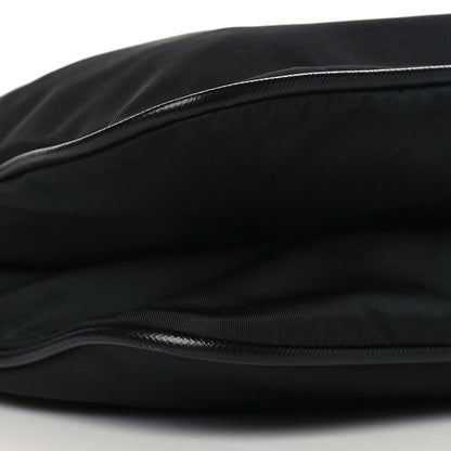 Prada Tessuto Nylon Saffiano Flat Messenger Bag Black 8 of 9