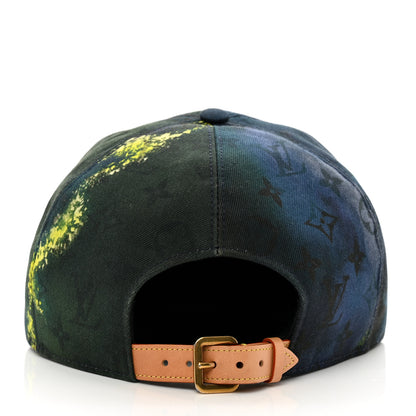 Louis Vuitton Monogram Tie Dye Cap 58 Multicolor Blue 5 of 9