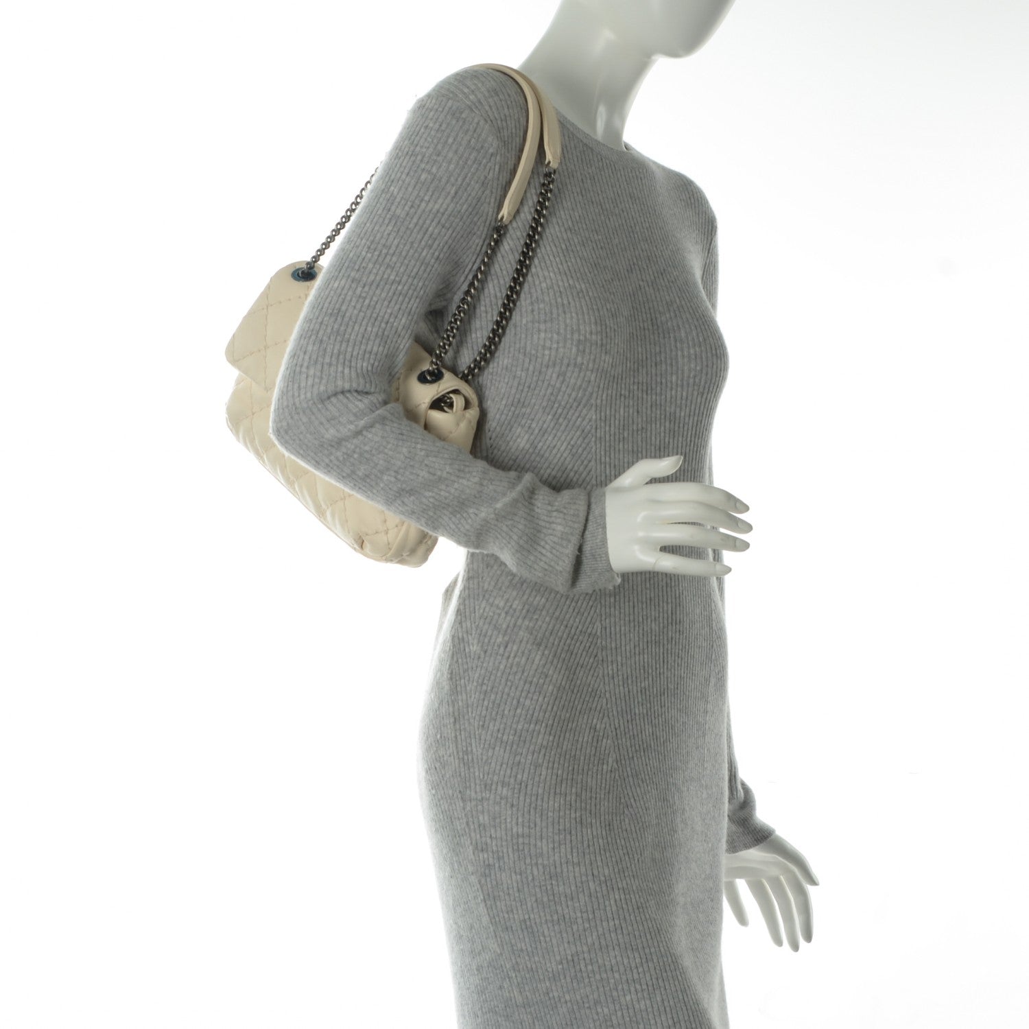 Chanel Calfskin Ultimate Stitch Flap White 2 of 7