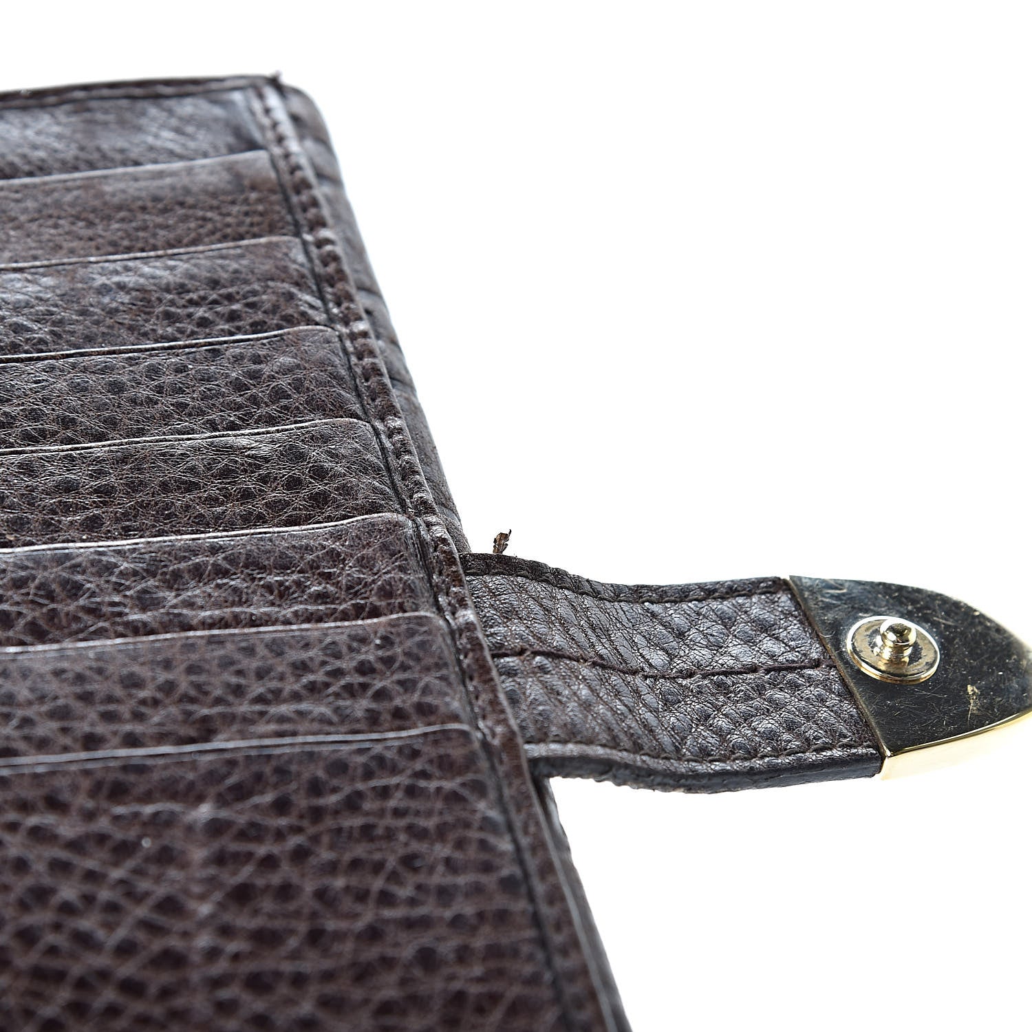 Gucci Guccissima Signoria Continental Wallet Dark Brown 10 of 15