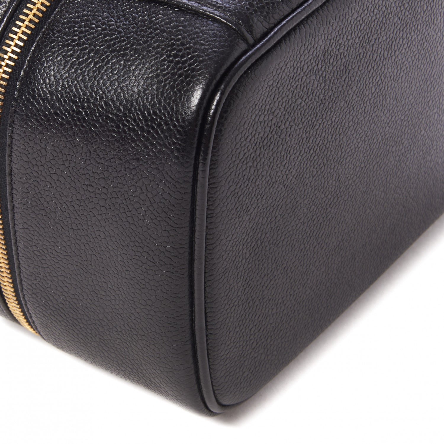 Chanel Caviar Vanity Cosmetic Case Black 6 of 9