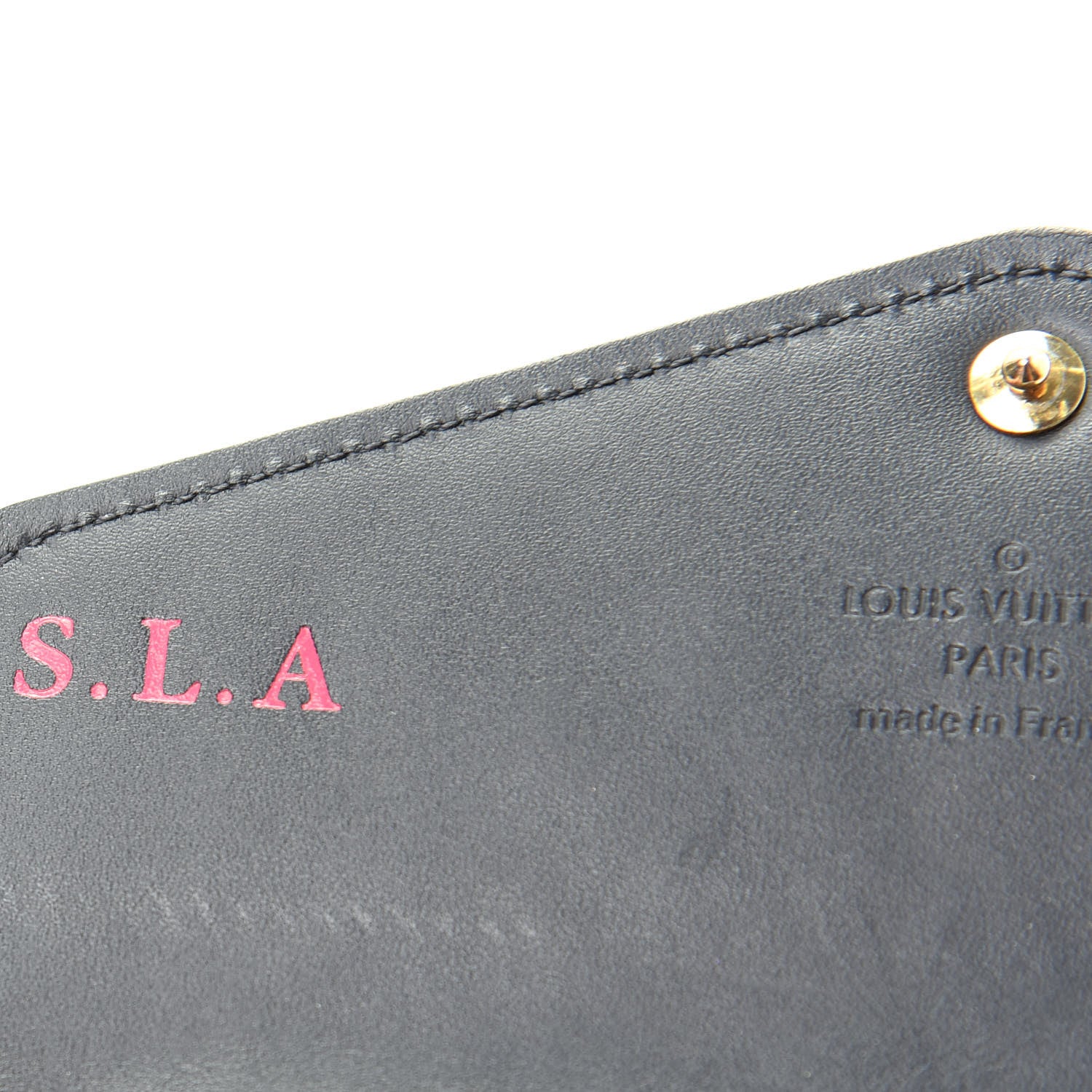 Louis Vuitton Vernis Sarah Compact Wallet Black Magnetique 7 of 7