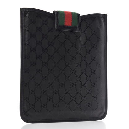 Gucci Imprime Monogram Web 500 iPad Case Black 3 of 7