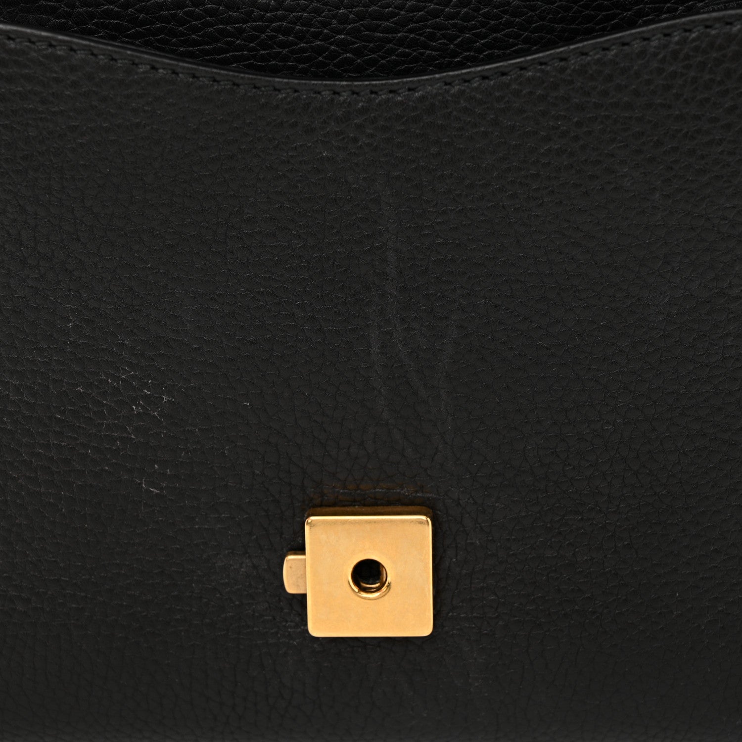 Gucci Calfskin Small GG Marmont Top Handle Bag Black 14 of 18