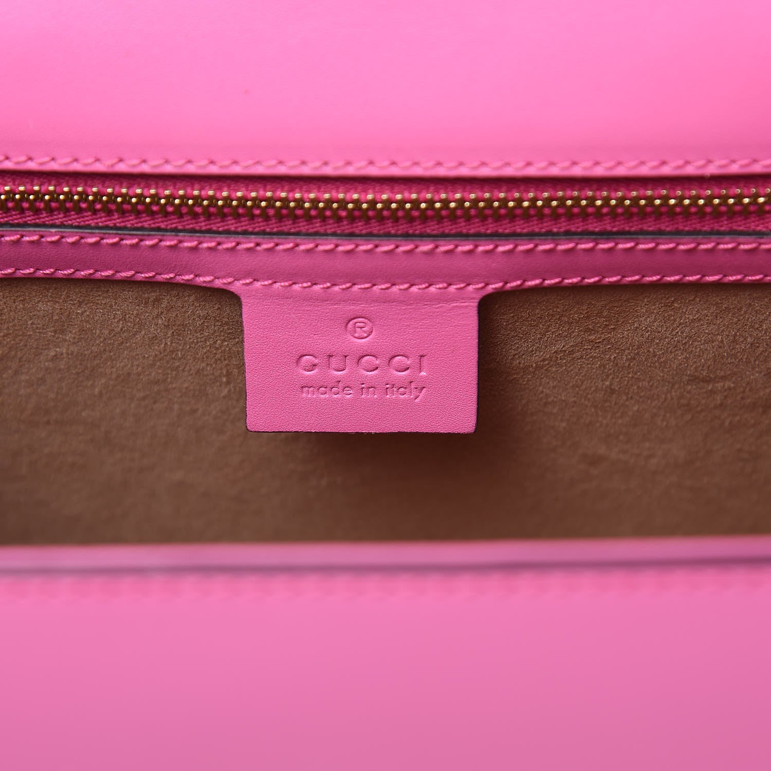 Gucci Vitello Fontanella Web Medium Sylvie Top Handle Bag Pink Tropical Flower 6 of 12