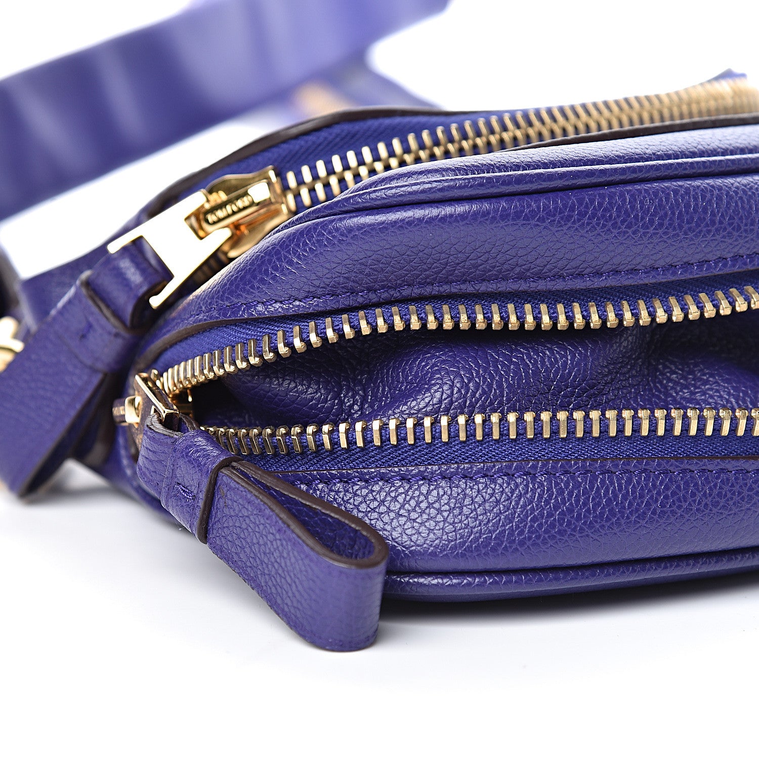 Tom Ford Calfskin Mini Jennifer Crossbody Bag Violet Blue 9 of 10