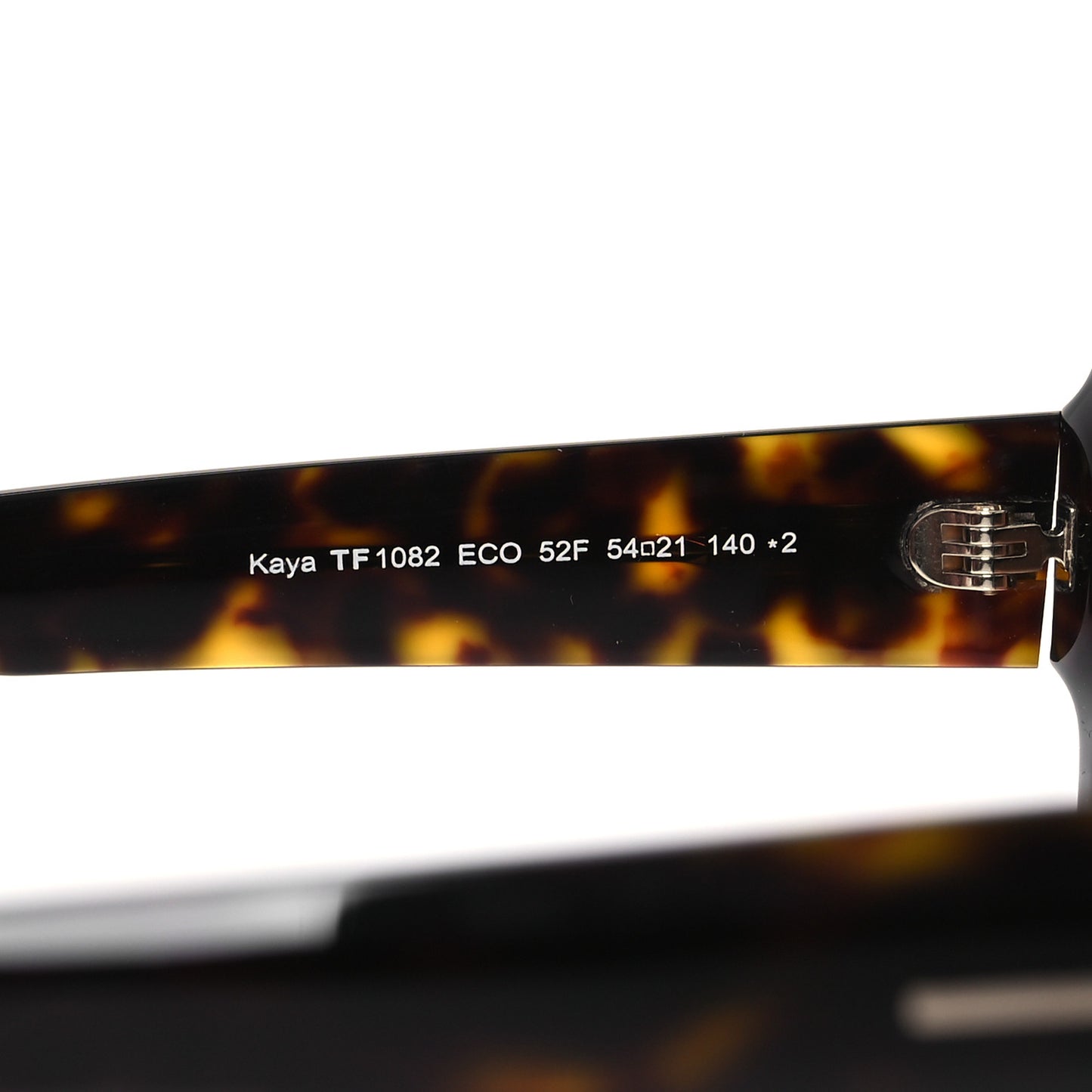 Acetate Kaya Square Sunglasses TF1082 Dark Havana