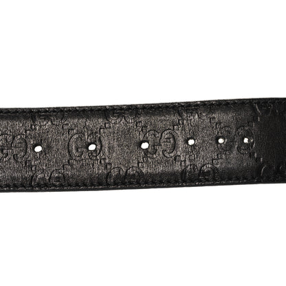 Gucci Calfskin Interlocking G 40mm Belt 90 36 Black 3 of 5