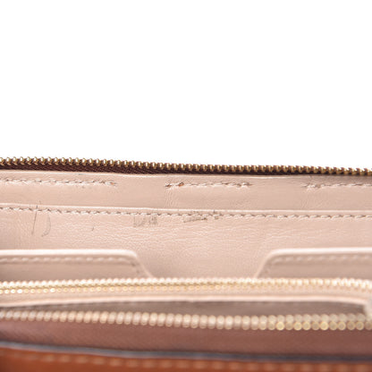 Chloe Grained Calfskin Marcie Long Zip Around Wallet Tan 18 of 18