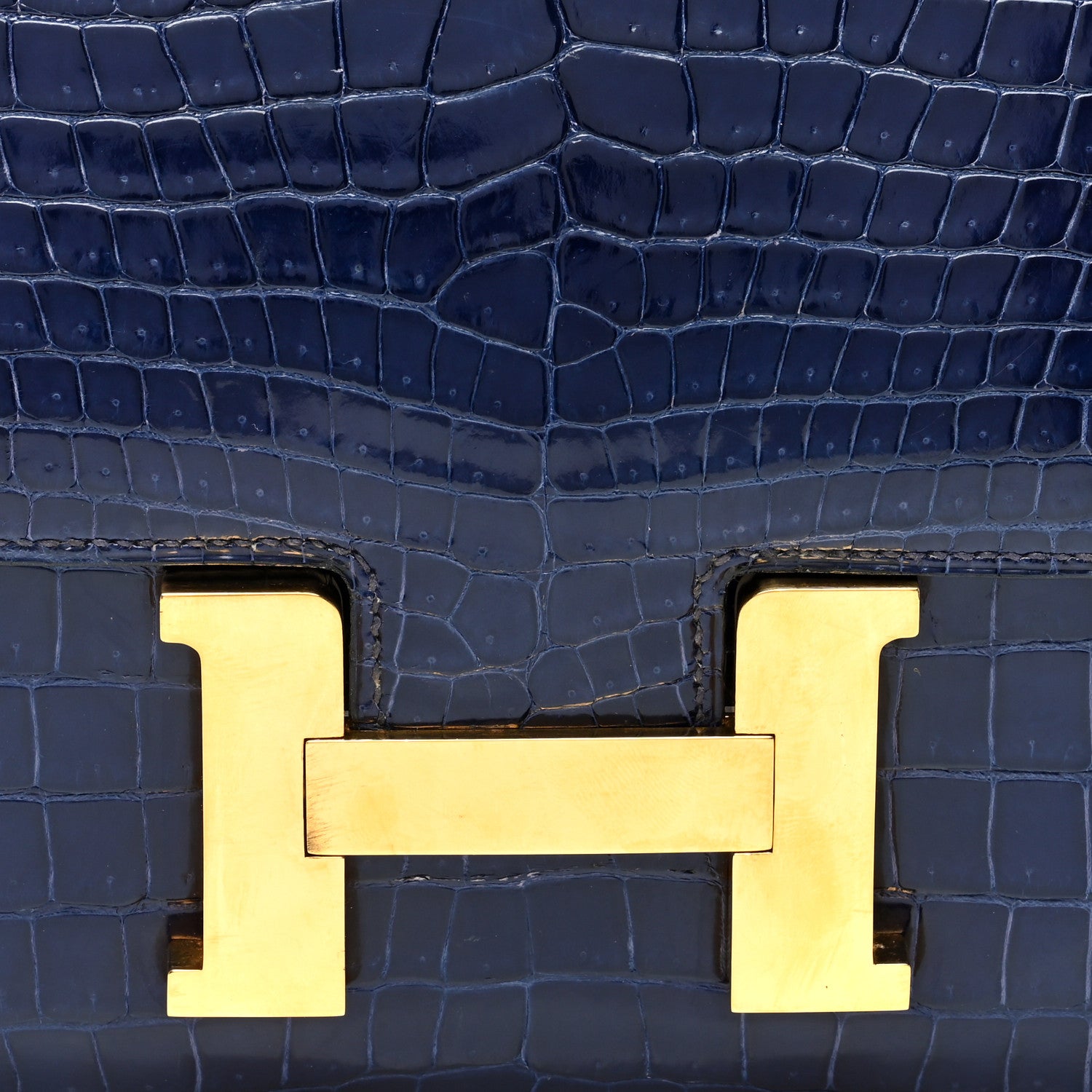 Hermes Shiny Porosus Crocodile Constance 23 7 of 9
