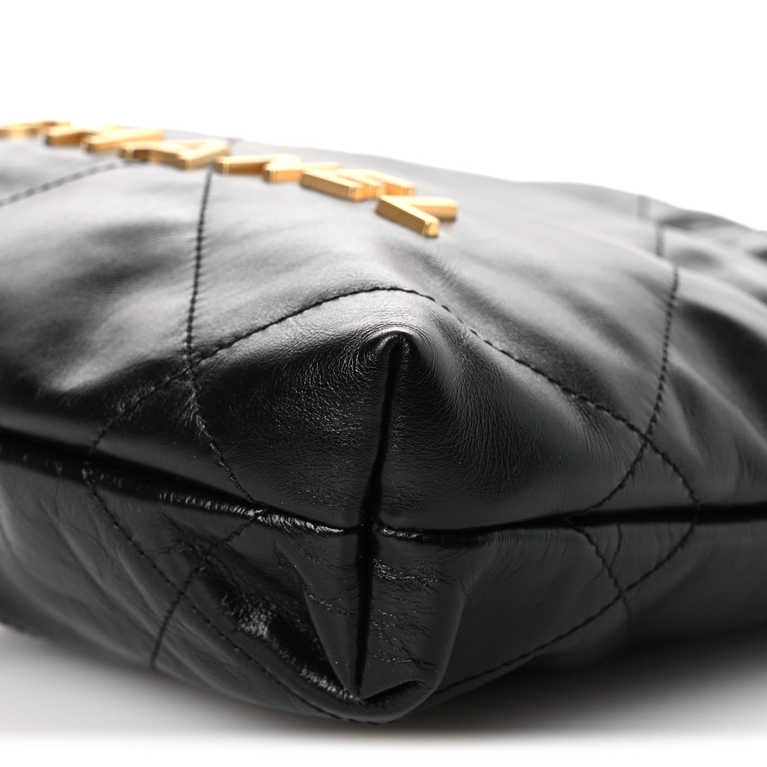 Chanel Shiny Calfskin Quilted Mini Chanel 22 Black 10 of 10