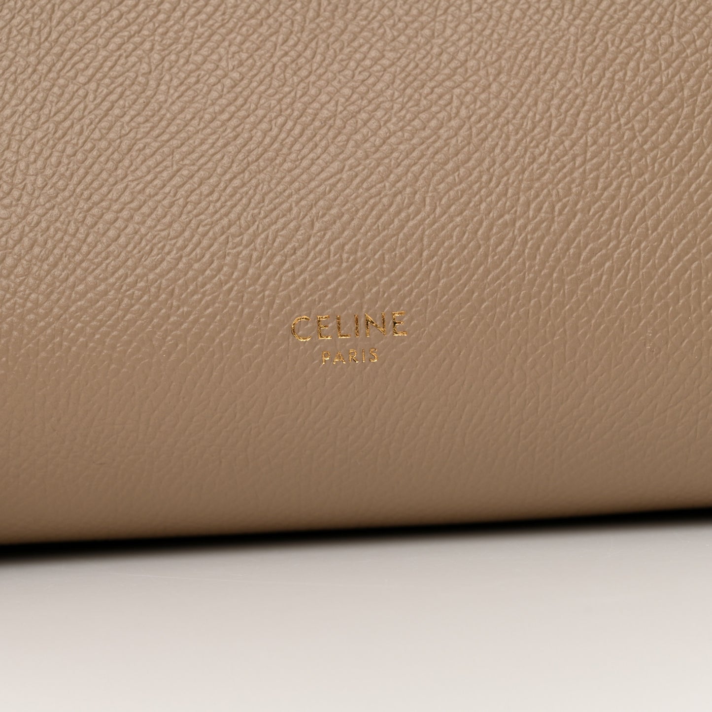 Grained Calfskin Nano Belt Bag Light Taupe