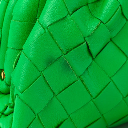 Bottega Veneta Nappa Intrecciato The Mini Pouch Clutch Parakeet 11 of 11