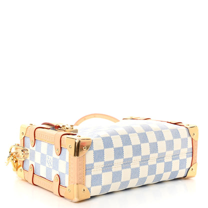 Louis Vuitton Damier Vernis Calfskin Side Trunk MM Celeste Blue 4 of 10