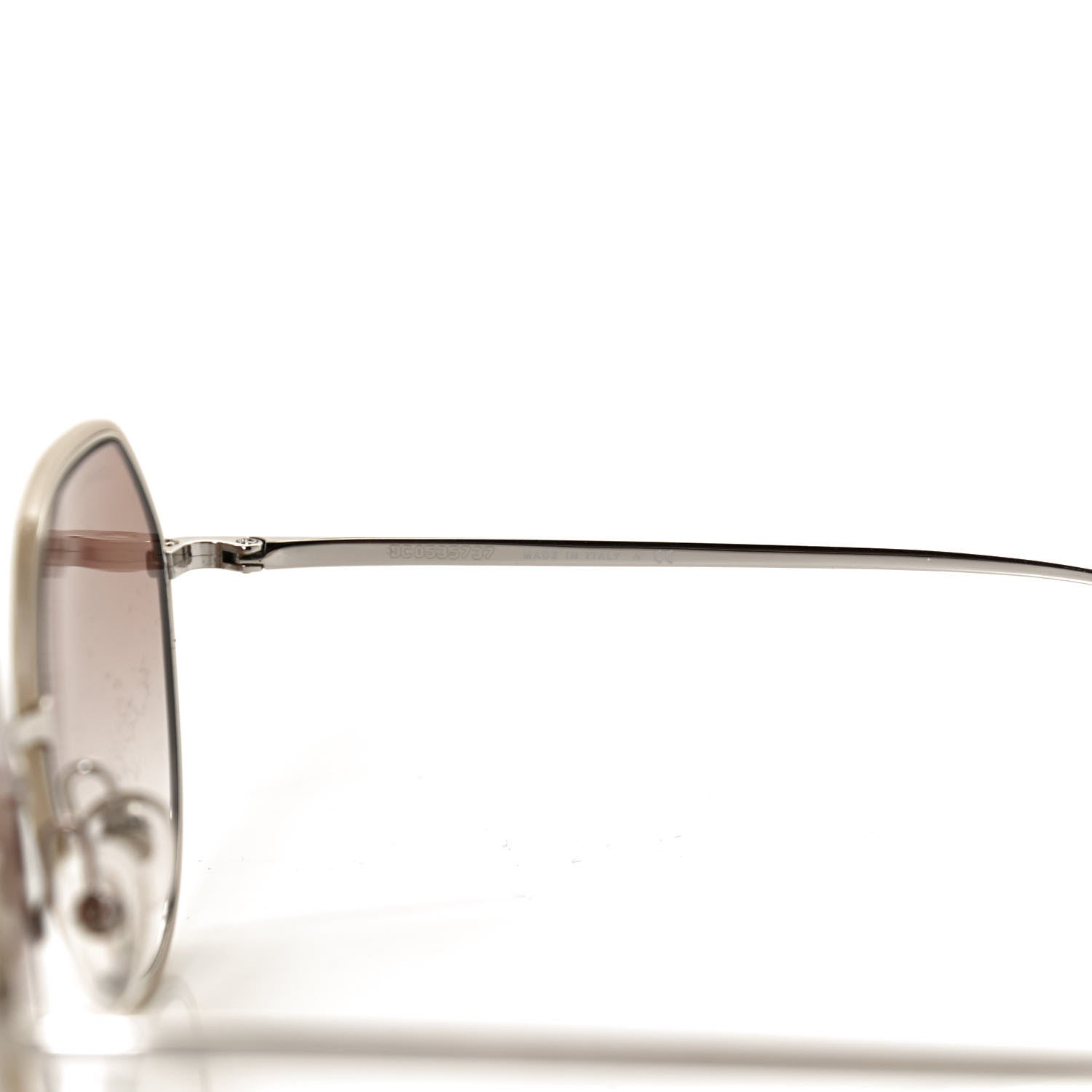 Chanel Round Sunglasses 4251-J Silver Brown 5 of 8