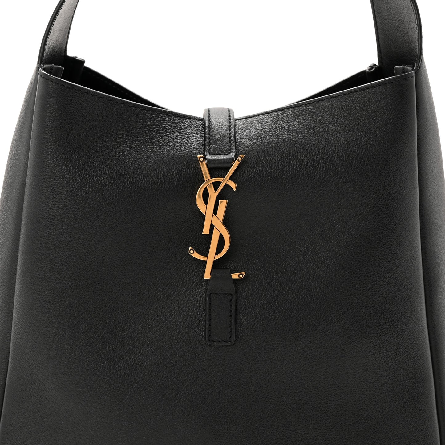 Smooth Calfskin Small Le 5 A 7 Soft Hobo Black
