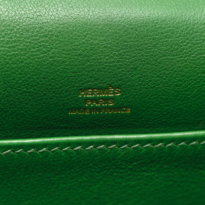 Hermes Swift Kelly Pochette Clutch Vert Bengale 5 of 6