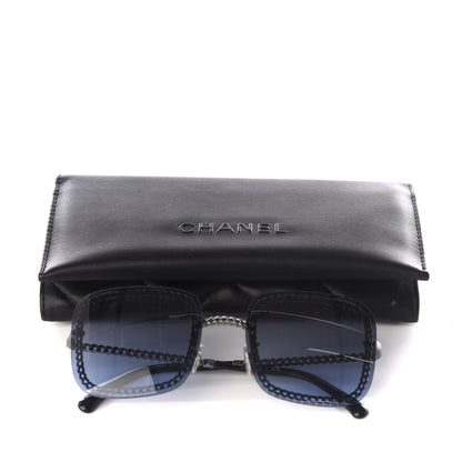 Chanel Chain Square Sunglasses 4244 Blue 7 of 7