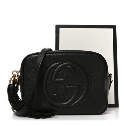 Gucci Pebbled Calfskin Small Soho Disco Bag Black 10 of 10