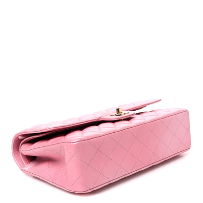 Chanel Iridescent Caviar Quilted Medium Double Flap Rose Pink 3 of 9