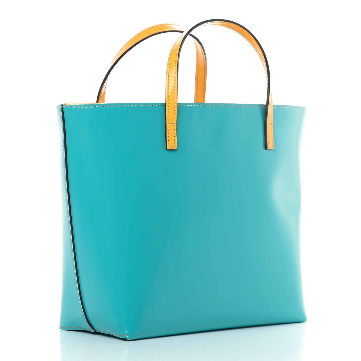Calfskin Childrens Rainbow Tote Blue