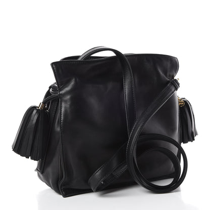 Loewe Nappa Small Flamenco Shoulder Bag Black 3 of 9
