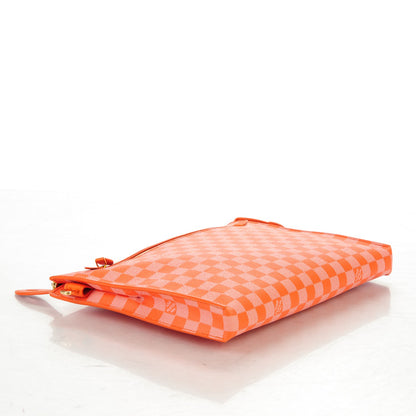 Louis Vuitton Damier Couleurs Kit Clutch Piment 3 of 7