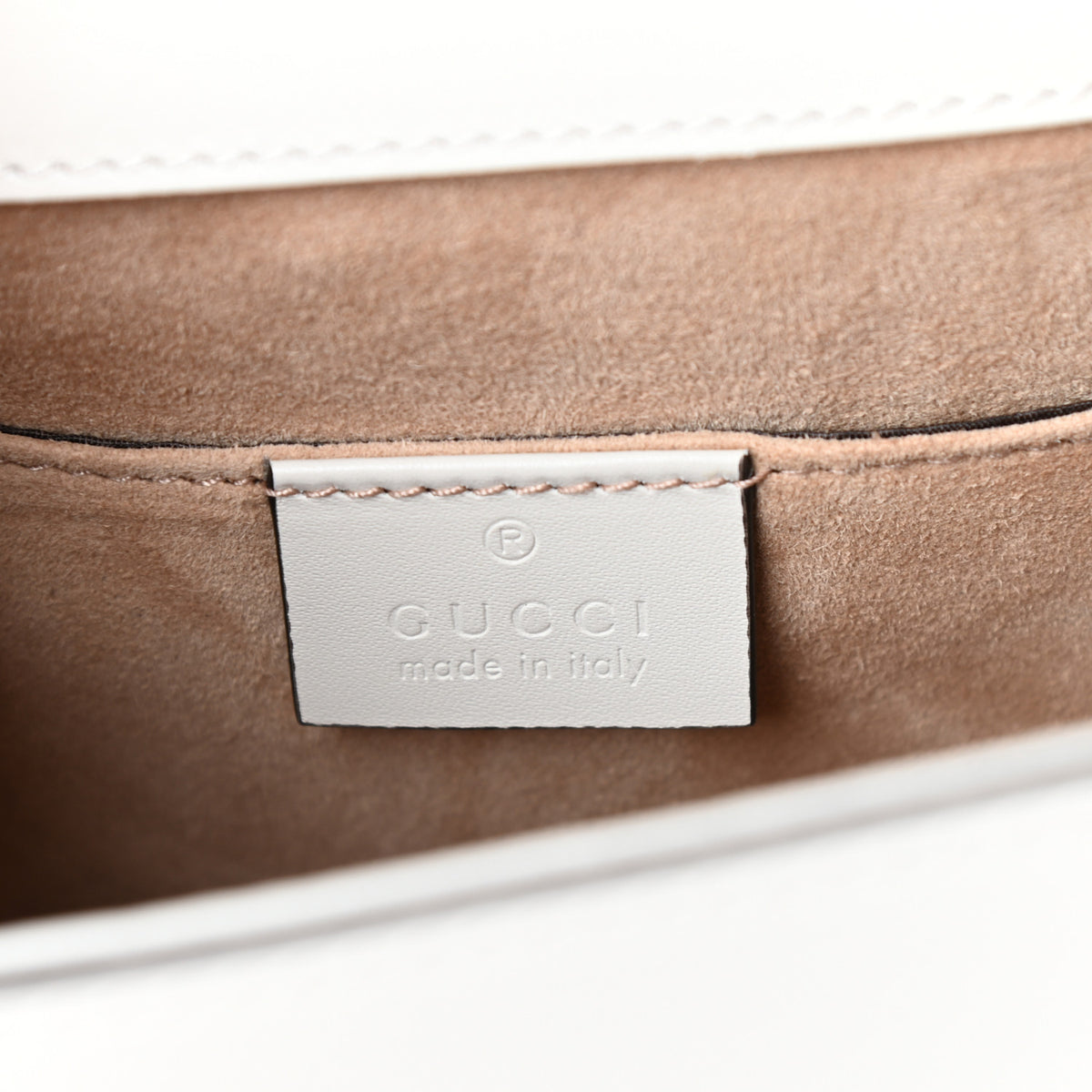 Calfskin Mini Sylvie Top Handle Bag White