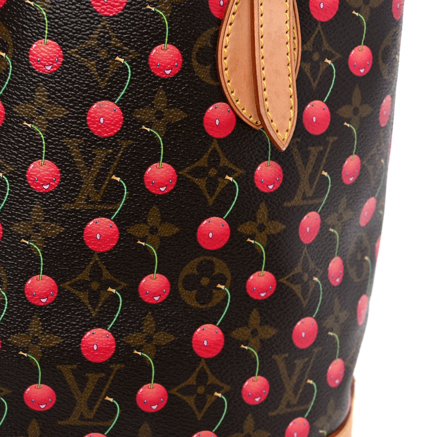 Monogram Cerises Bucket Bag