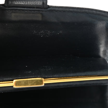 Chanel Patent Timeless CC Compact French Wallet Black 13 of 13