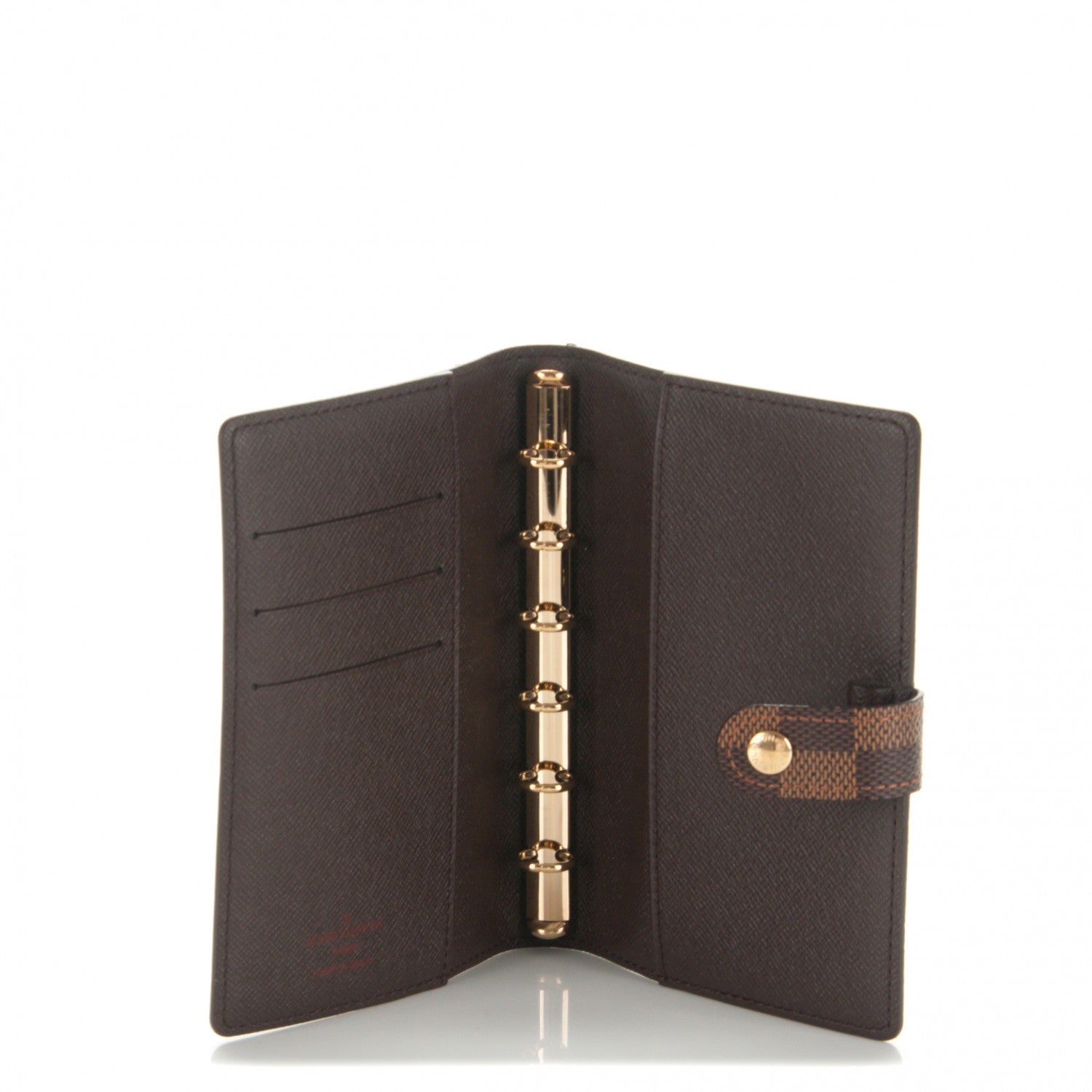 Louis Vuitton Damier Ebene Small Ring Agenda Cover 5 of 6