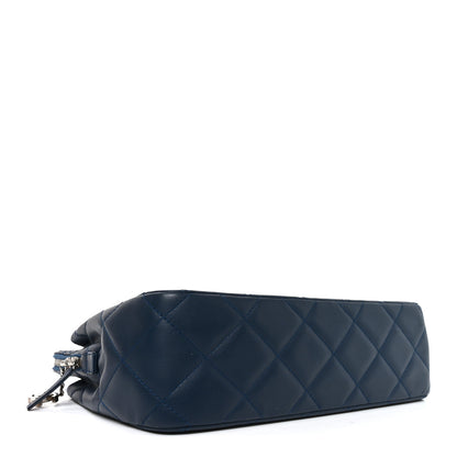 Chanel Calfskin Quilted In The Business Camera Navy 4 of 10