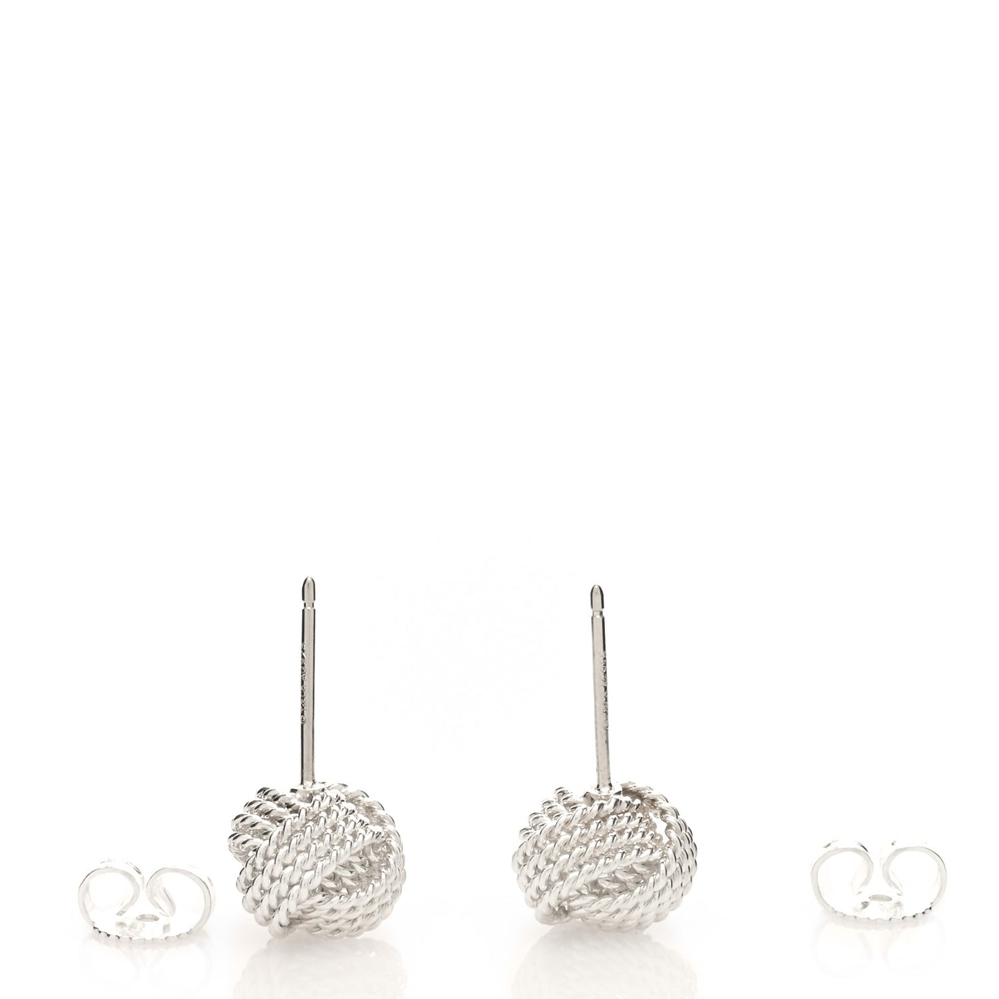 Sterling Silver Twist Knot Earrings