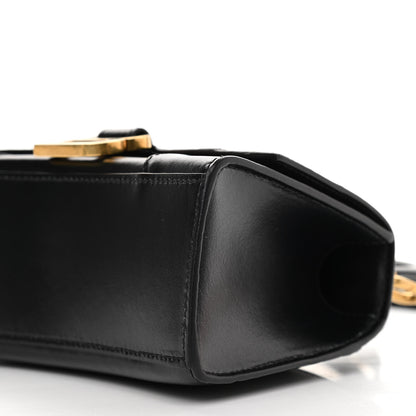 Balenciaga Shiny Box Calfskin Hourglass Top Handle Bag XS Black 11 of 11