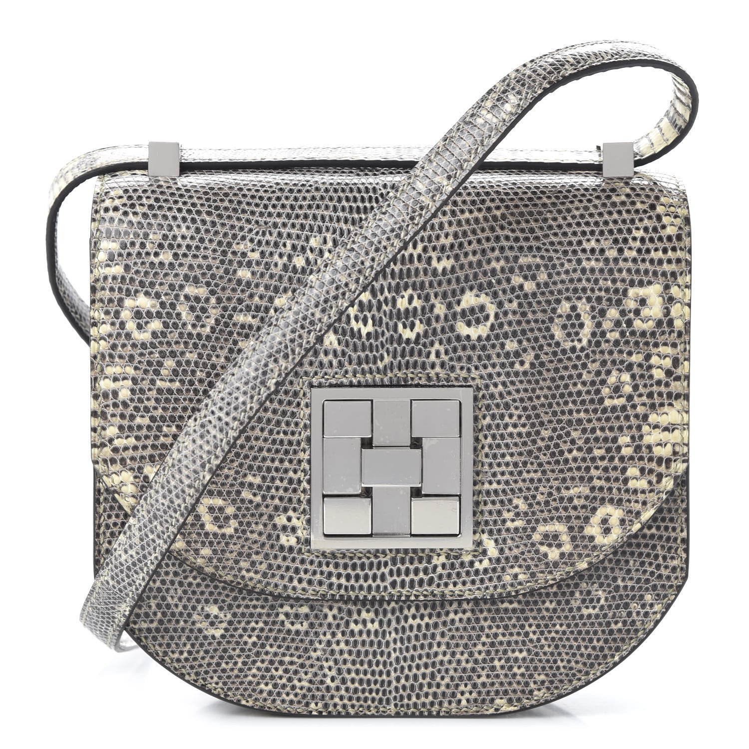 Hermes Lizard Mosaique Au 24-17 Ombre Vert Fonce 1 of 10