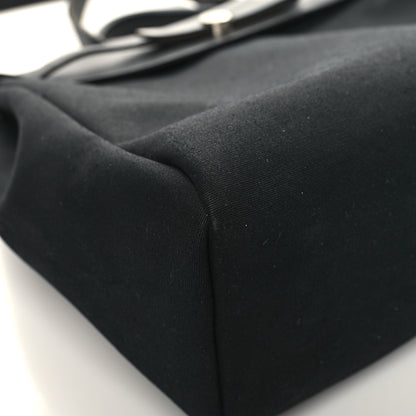 Hermes Toile Vache Calfskin Herbag 39 MM Black 9 of 14