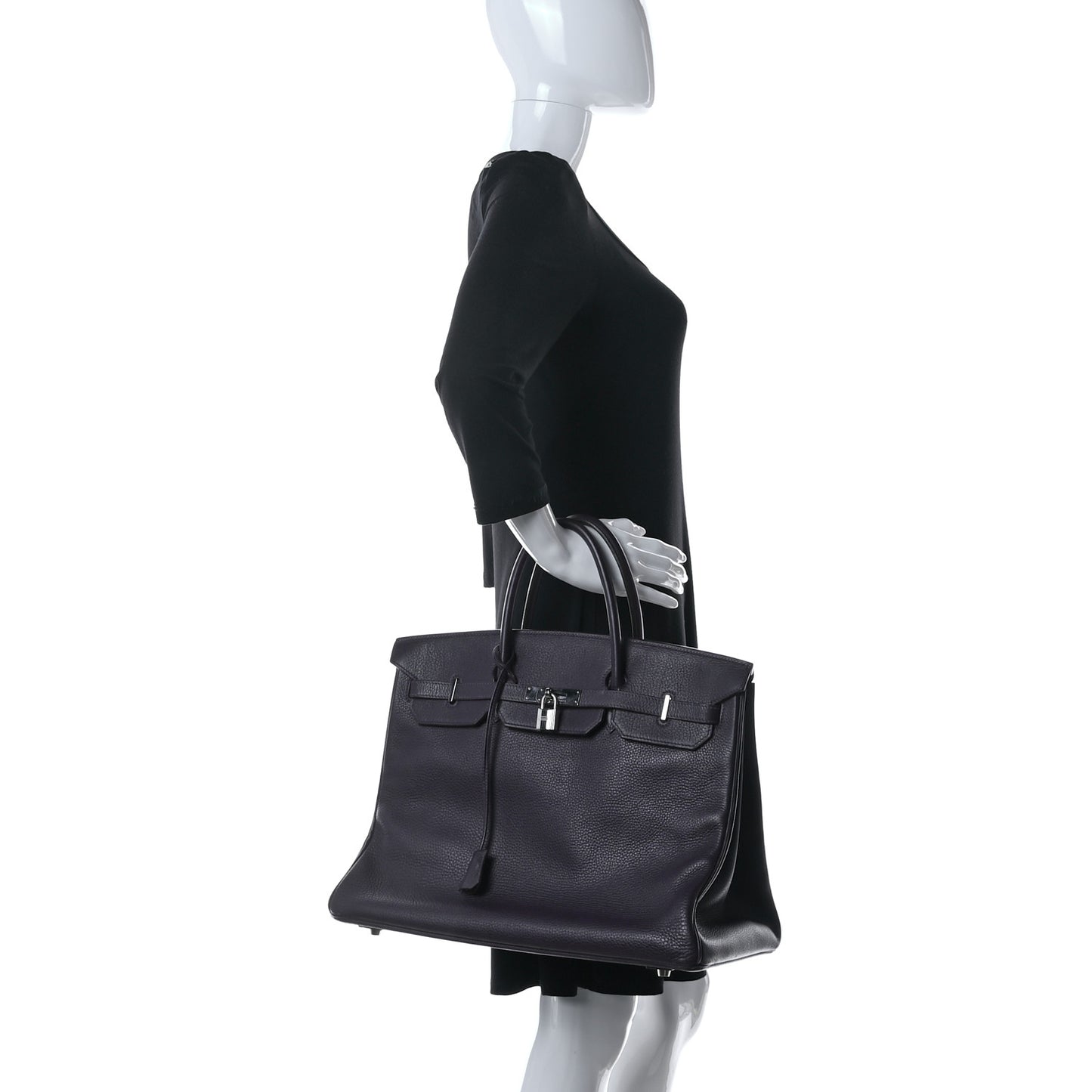 Taurillon Clemence Birkin 40 Raisin