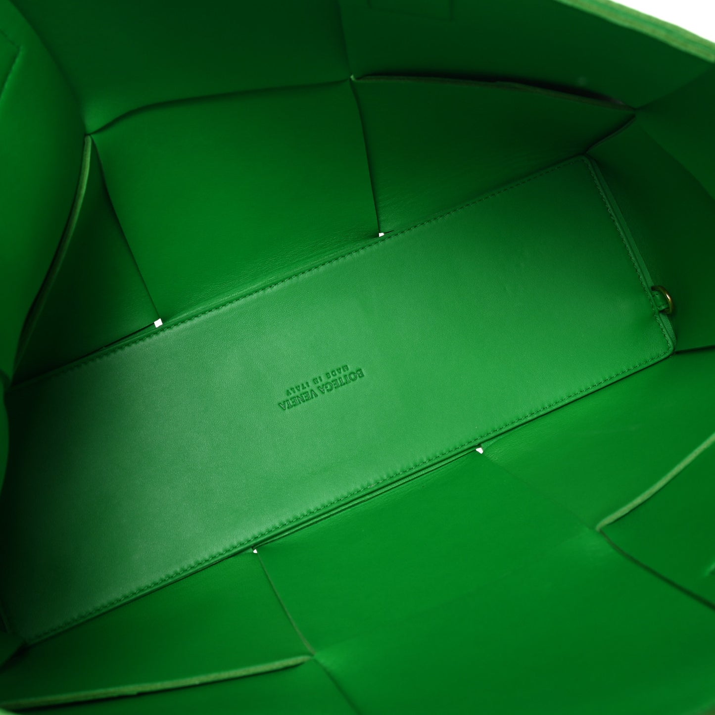 Nappa Maxi Intrecciato Medium Arco Tote Parakeet