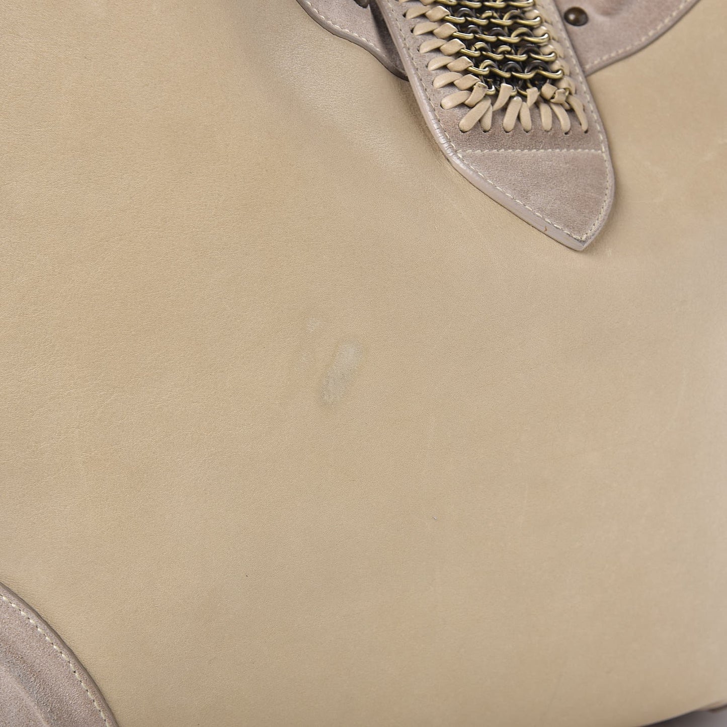 Calfskin Suede Jeanne Hobo Beige