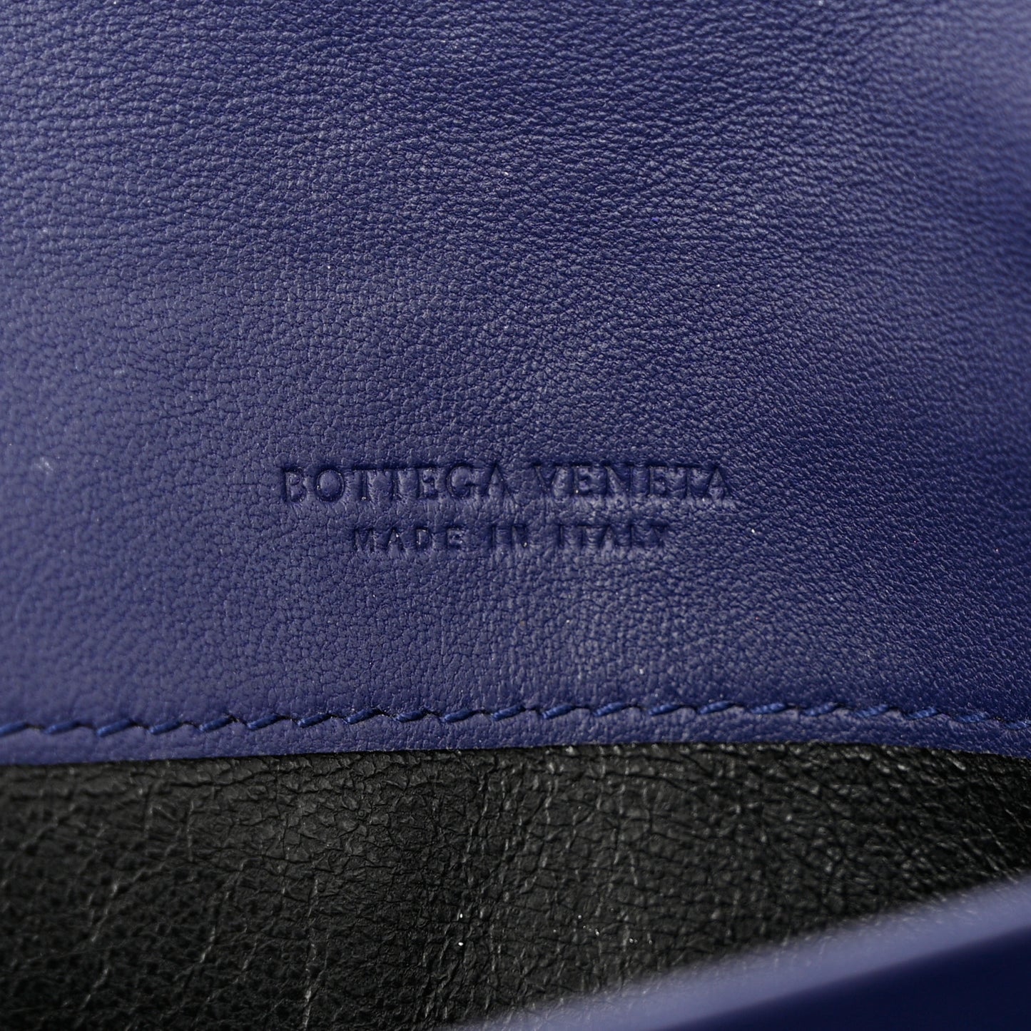 Nappa Intrecciato Continental Flap Wallet Atlantic