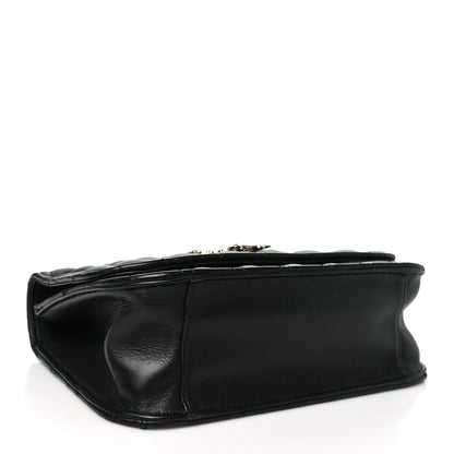 Versace Nappa Quilted Virtus Top Handle Shoulder Bag Black 4 of 10