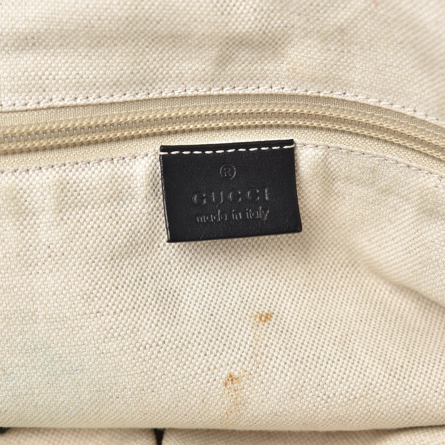 Gucci Nylon Monogram Large Tote Black 7 of 11