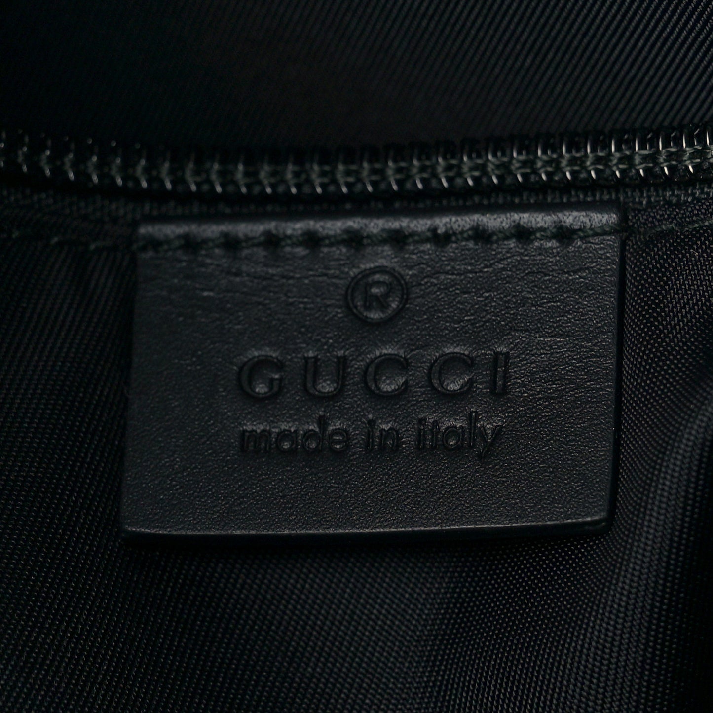 GG Supreme Monogram Web Messenger Bag Black