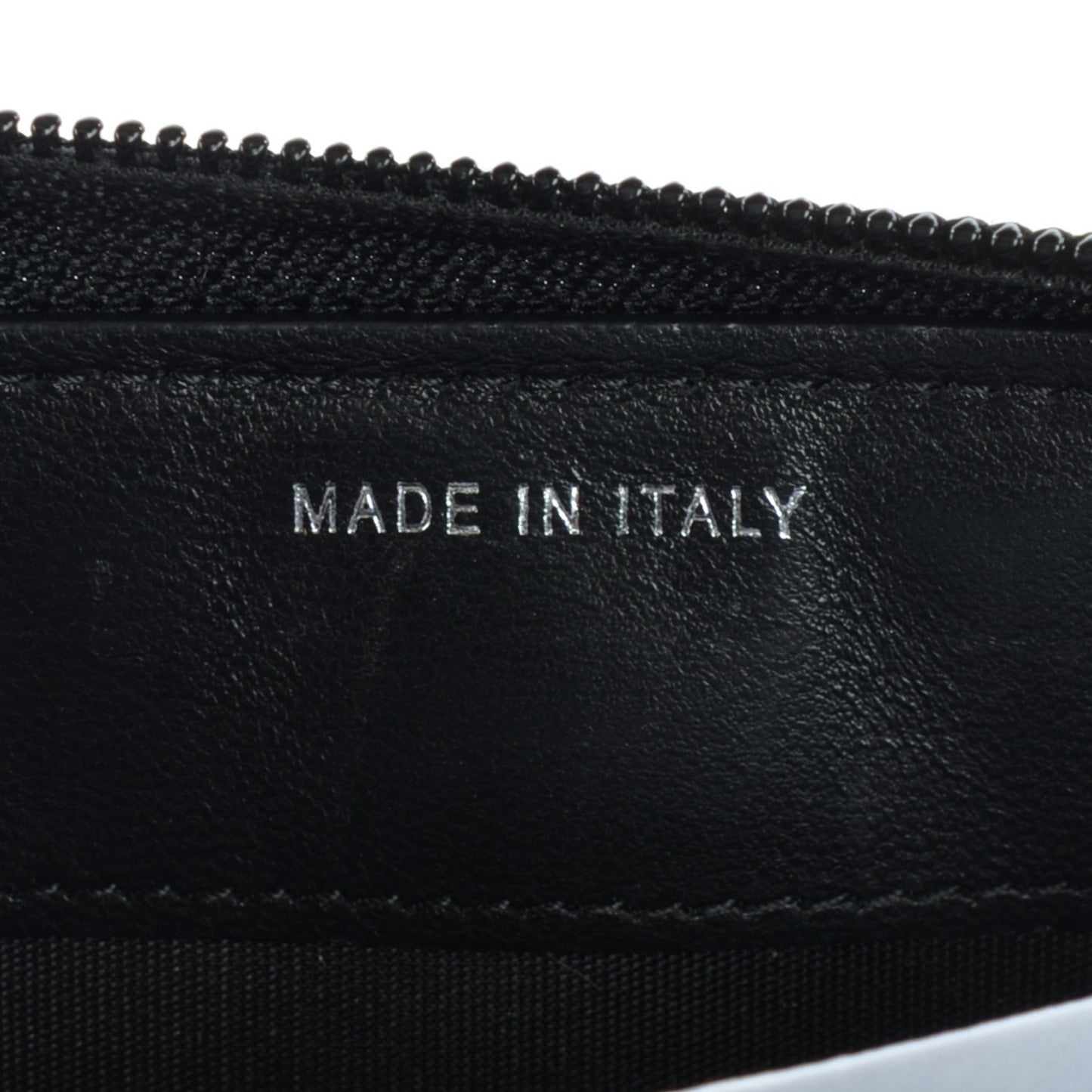 Lambskin Studded Paris Dallas Boy Zip Around Wallet Black
