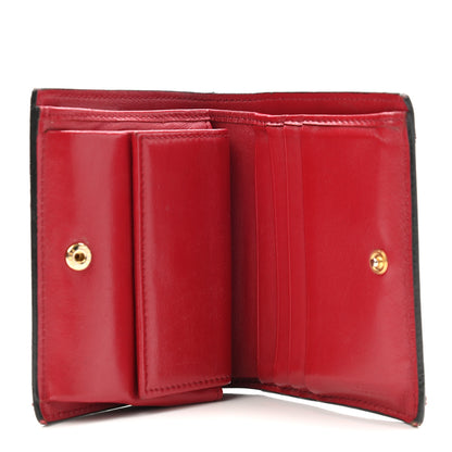 Fendi Vitello Cruise F is Fendi Compact Bi-Fold Wallet Red 4 of 13