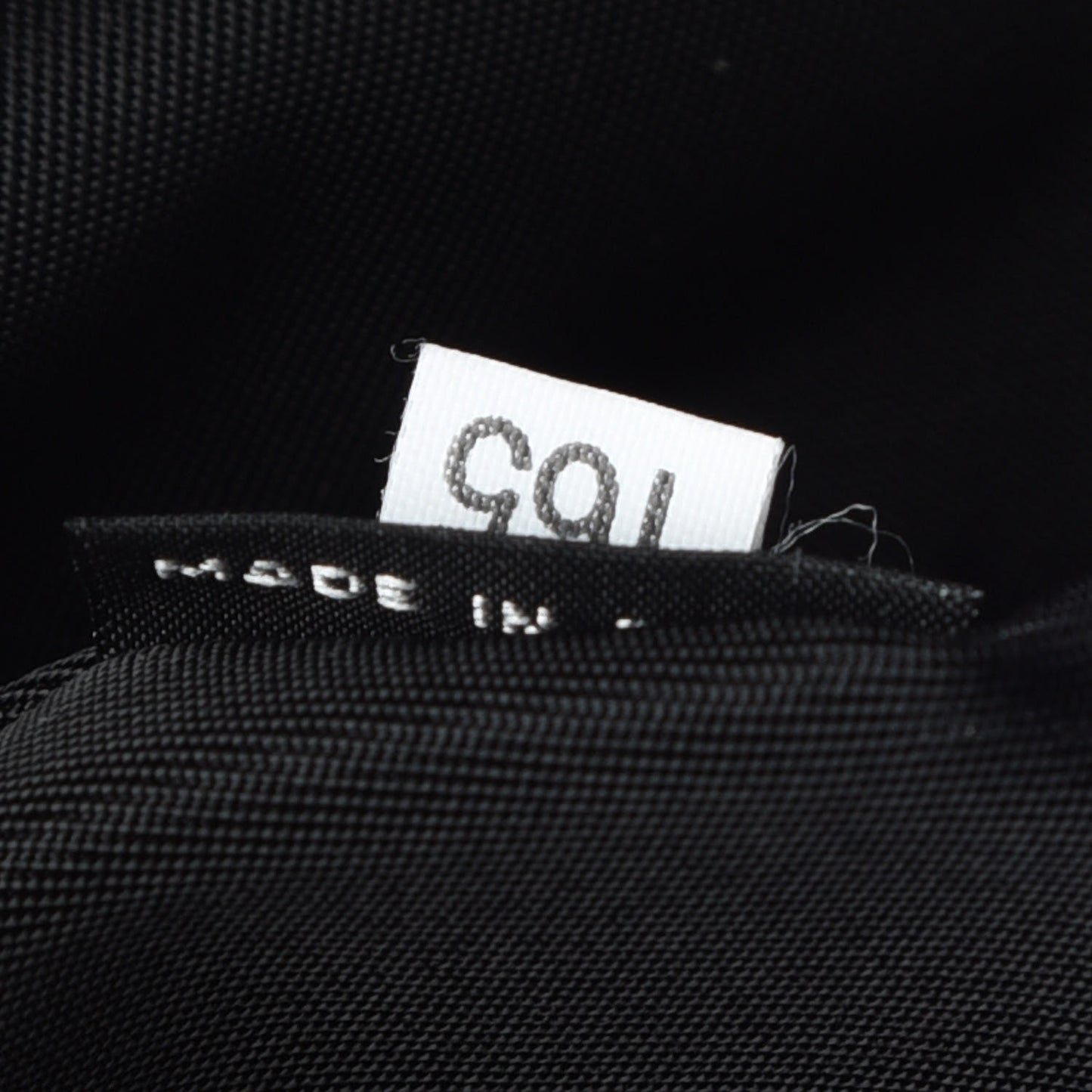 Nylon Saffiano Day Backpack Black