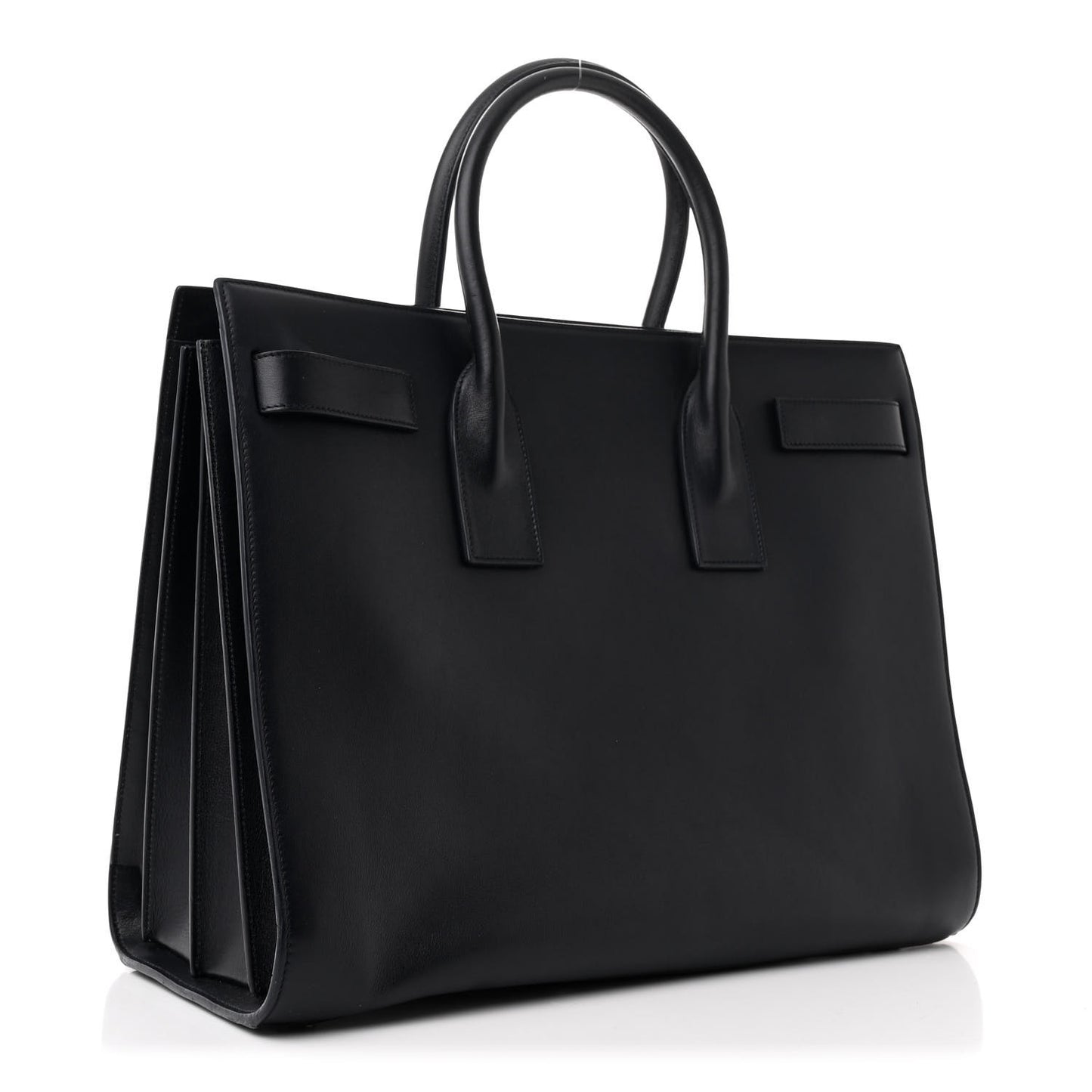 Calfskin Large Sac de Jour Carryall Navy