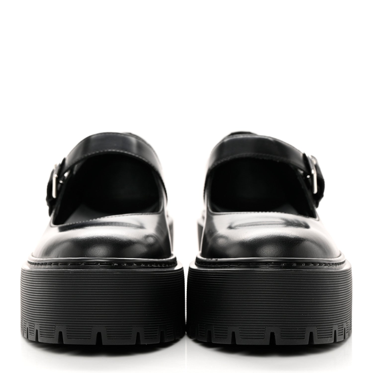 Hermes Glazed Calfskin Hoxton Oxford 37 Black 2 of 15