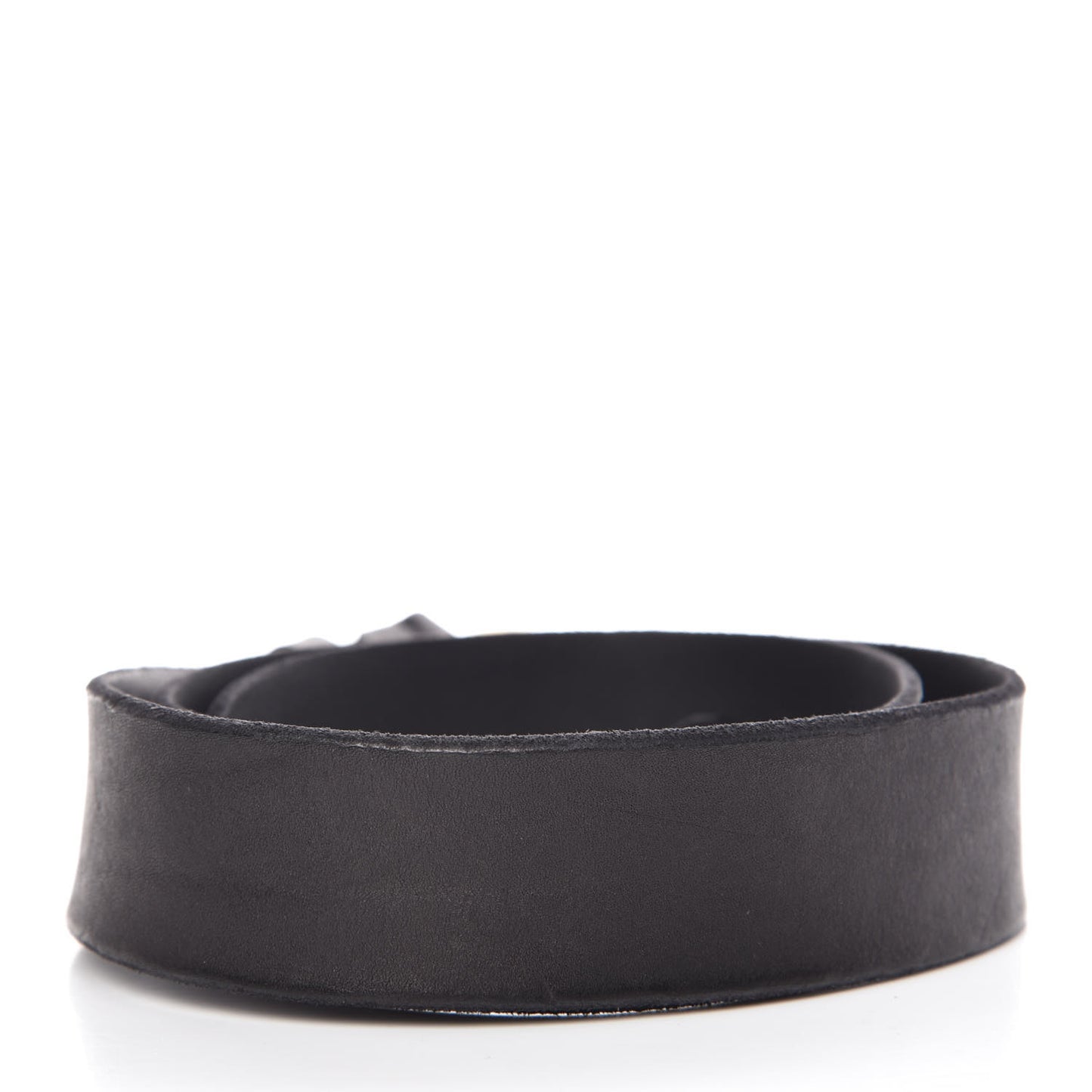 Faded Calfskin Double G 40mm Belt 85 34 Black